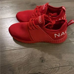 Nautica red kid shoes